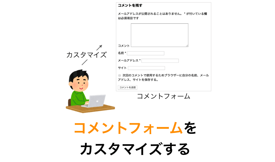 ワードプレス】コメントフォーム（comment_form）をカスタマイズ